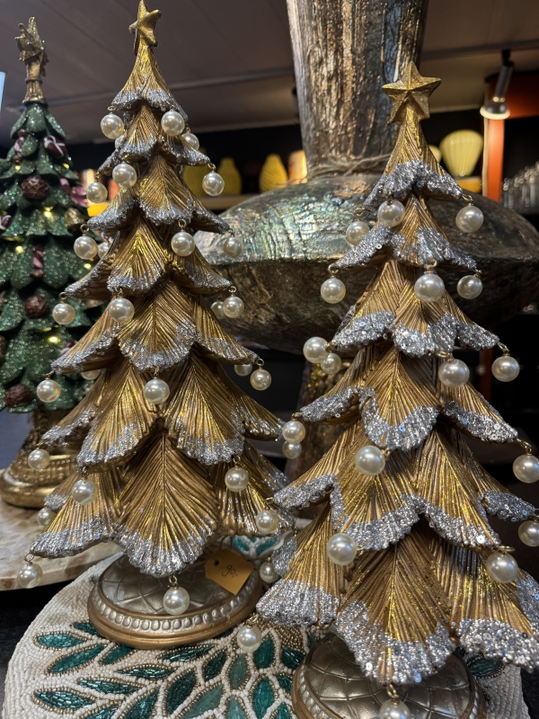 Kerstboom met parel klein - Afbeelding 2