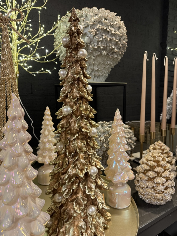 Kerstboom met grote parels groot - Afbeelding 2