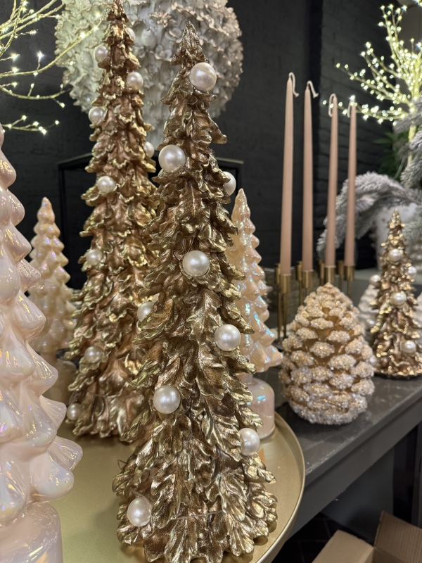 Kerstboom met grote parels klein - Afbeelding 2
