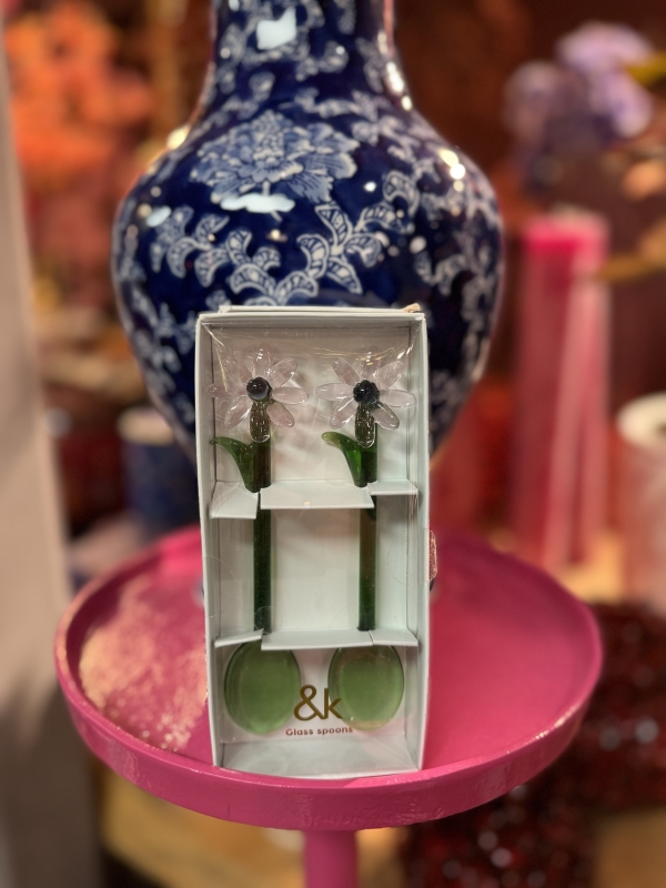 &k Amsterdam bloemen lepeltjes roze