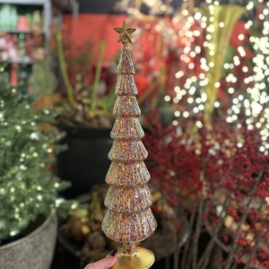 Glitter kerstboom met ster